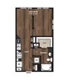 Main Street Flats Apartments Phase II Studio C Floor Plan Main Street Flats Apartments Phase II Studio C Floor Plan